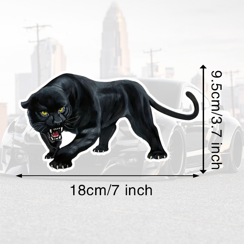 Black Panther Roaring Car Sticker Funny Car Stickers And Decals Auto Styling Removable