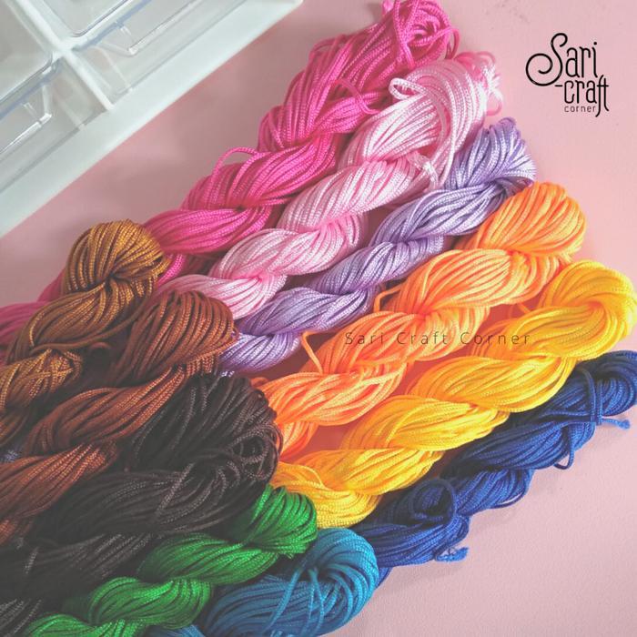 Tali Kur 1mm Tali Warna Kur per Rol