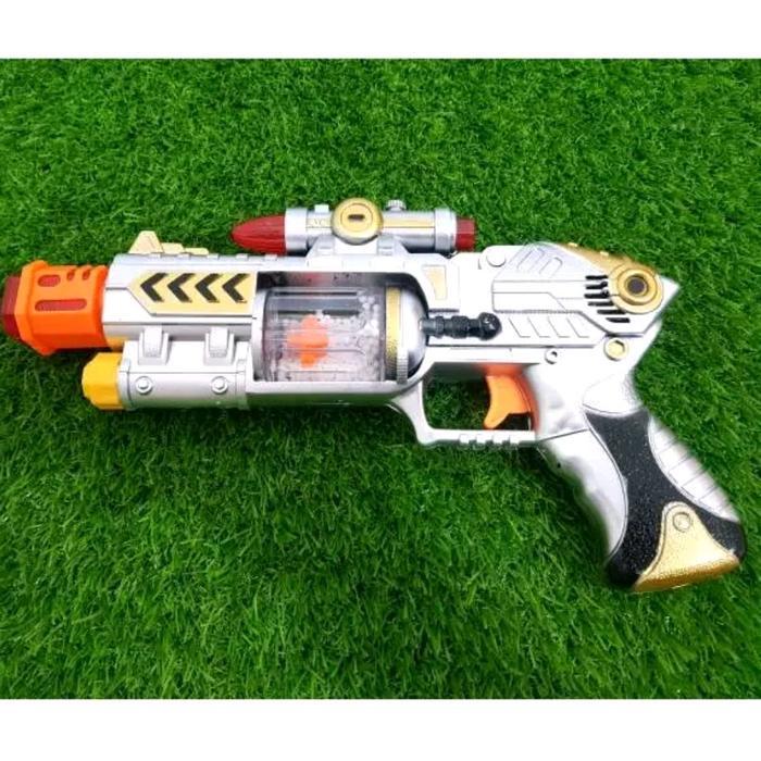 SALE Mainan anak tembak laser bunyi dan lampu TERMURAH