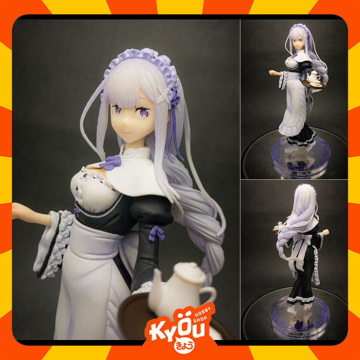 Ichiban Kuji Figure Emilia - Re:Zero Yorokobi nasai, Ryoutenihana tte Yatsu yo B Prize (19cm)