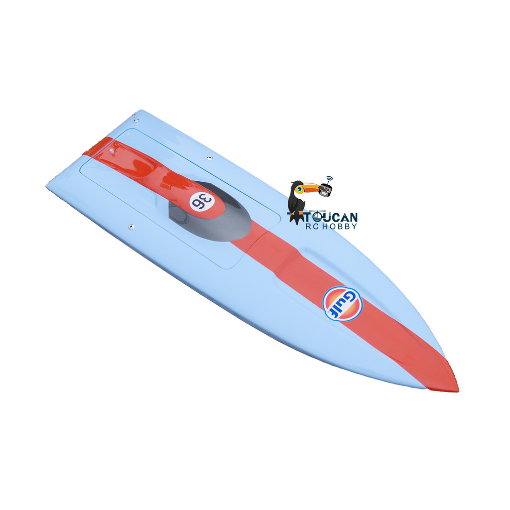 DTRC Fiberglass RC Boat Hull Painted for Remote Control High Speed Racing DIY Boat E36 Models Gift