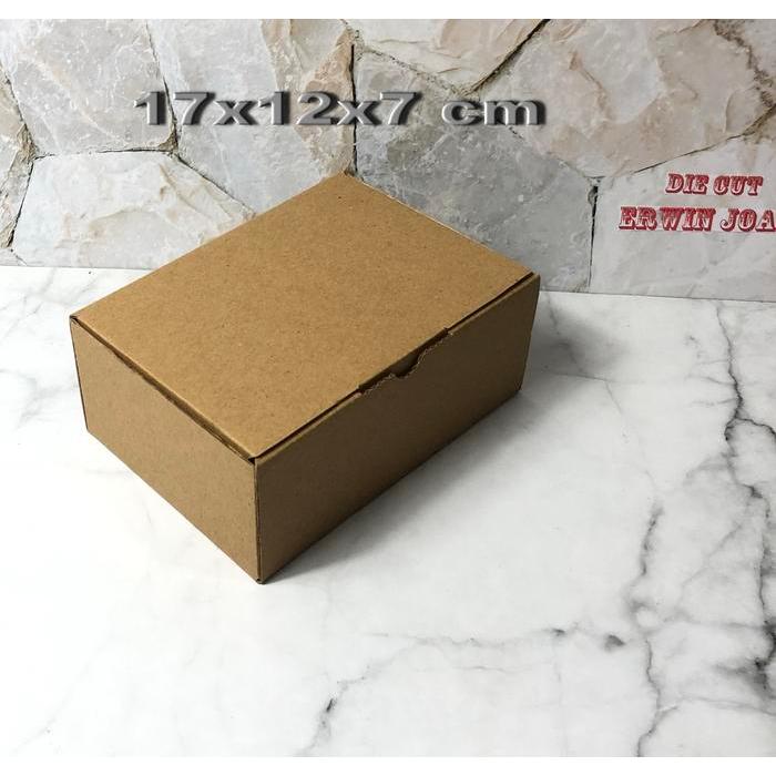 Kardus box 17x12x7 cm, karton kotak Die Cut