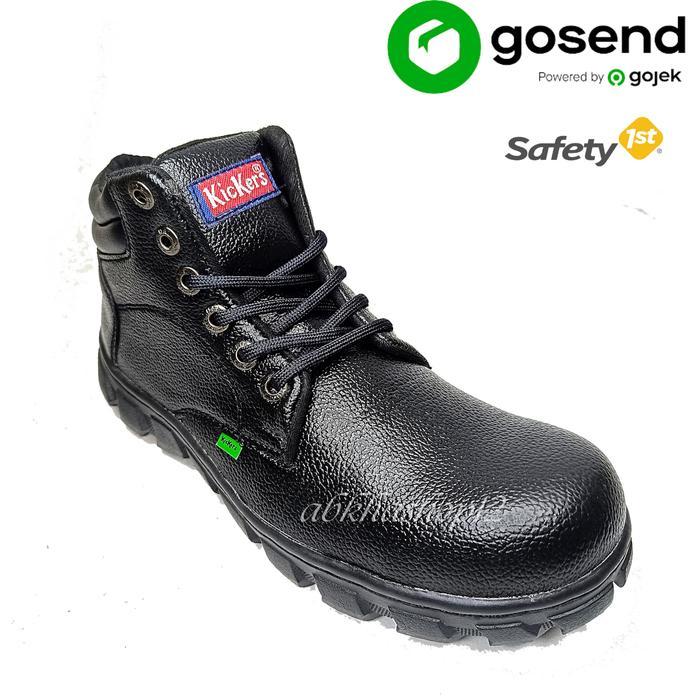 Fladeo Footwear - Sepatu Bot Safety Boot Sepatu Safety Hitam - Hitam, 39