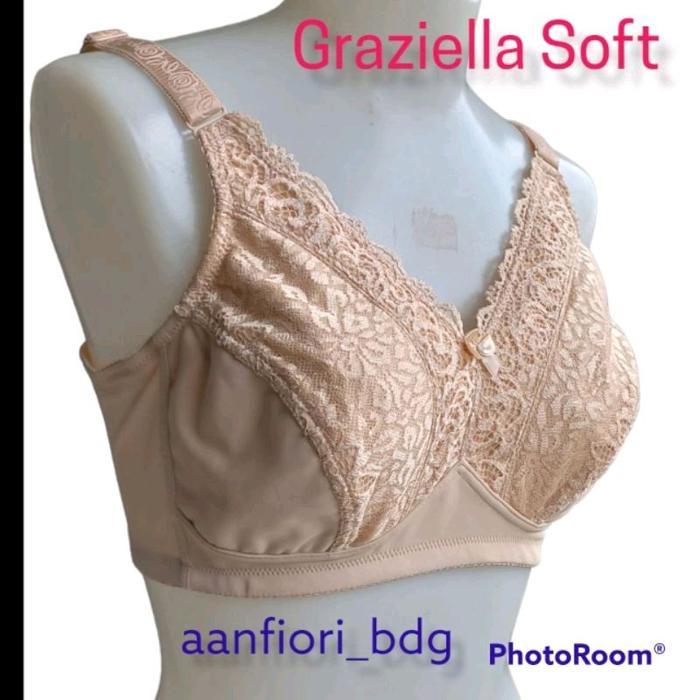 Murah Promo FIORI Bra GRAZIELLA Soft SKIN Bra Tanpa Kawat Germanium Kait 3
