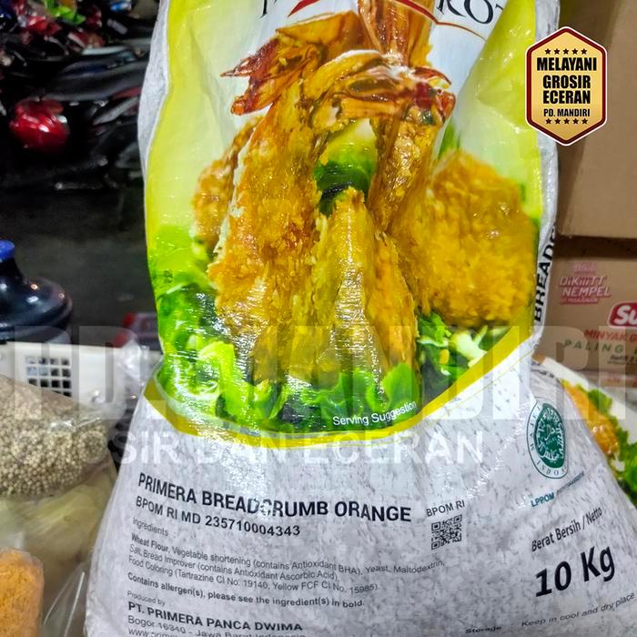 PRIMERA PANIR ORANGE 10 KG TEPUNG ROTI PANIR