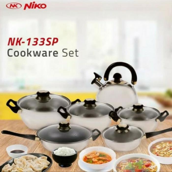 Panci Set Cookware Set Niko NK-1113SP