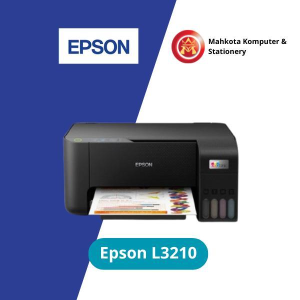 Printer Epson L3210 pengganti L3110 garansi resmi Tinta Hitam - 1
