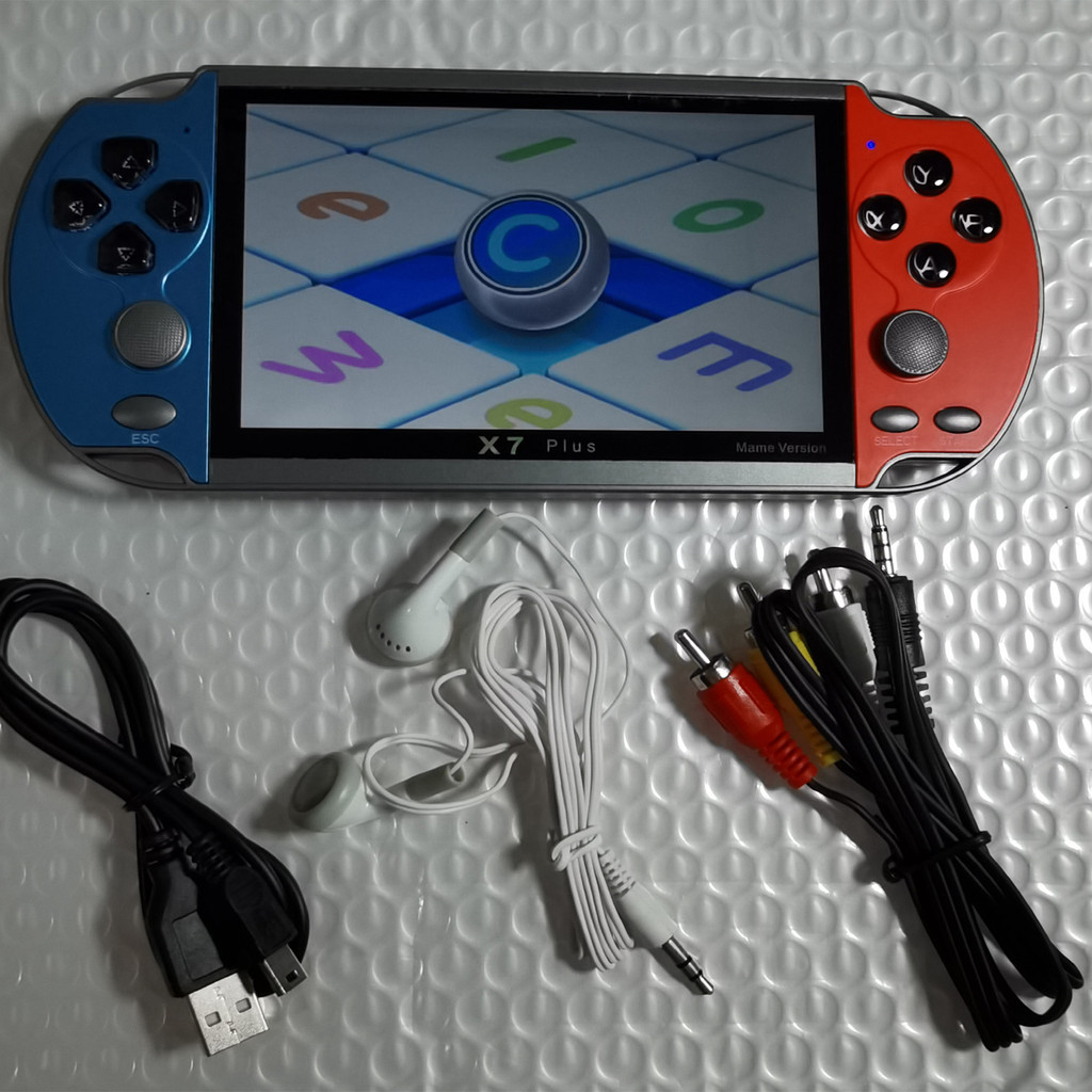 5.1 inch X7 Plus video game console 8GB dual joystick handheld game console children portable retro 