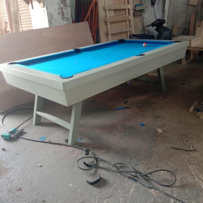 Meja billiard 8 feet Kaki lipat