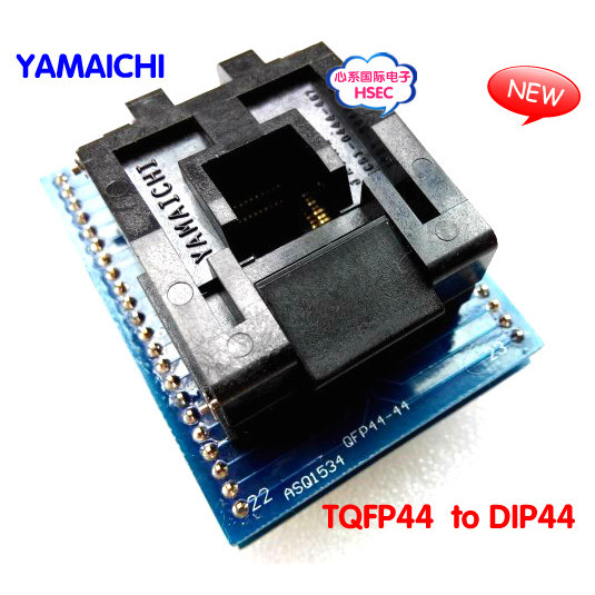100% New High Quality TQFP44 to DIP44 / LQFP44 tO DIP44 adapter Programmer socket/ IC Adapter