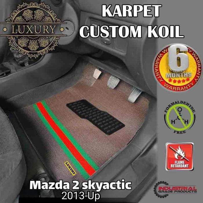 Karpet Koil Mazda 2 skyactiv 2013-Up 2baris Luxury Karpet Bihun Custom
