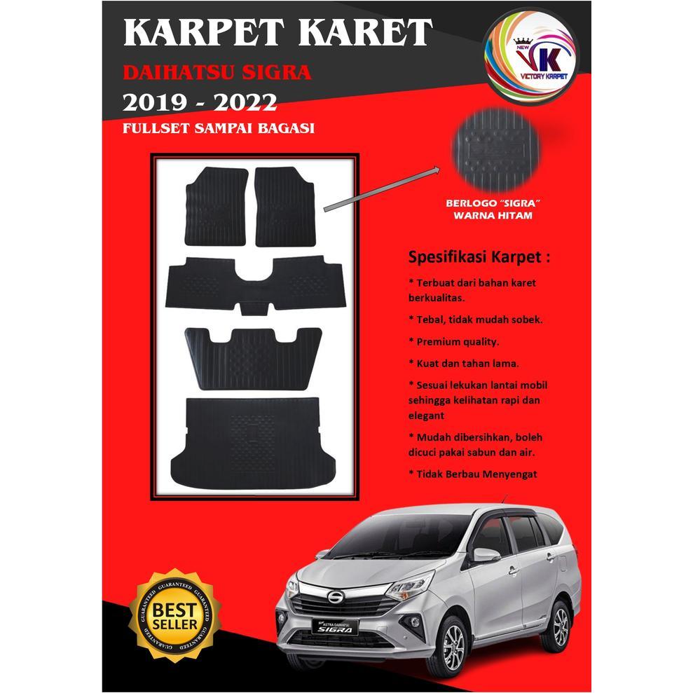 Karpet Mobil Sigra 2019/2021 Premium Full Set