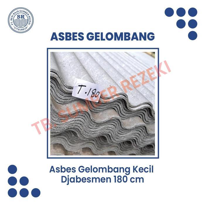 Asbes Gelombang Kecil/150/180/210/240/270/300 Gratis Ongkir