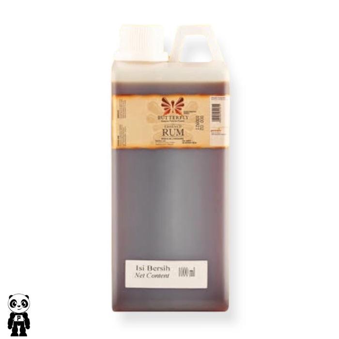 BUTTERFLY RUM ESSENCE 1 LITER RHUM JAMAICA 1L ESENS RUM KUPU KUPU UNTUK KUE