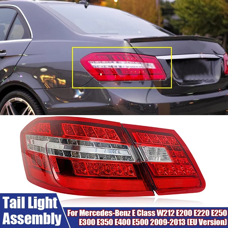 DISKON  Car Lights Tail Lamp Assembly Brake Lamp For Mercedes-Benz E Class W212 E200 E220 E250 E300 