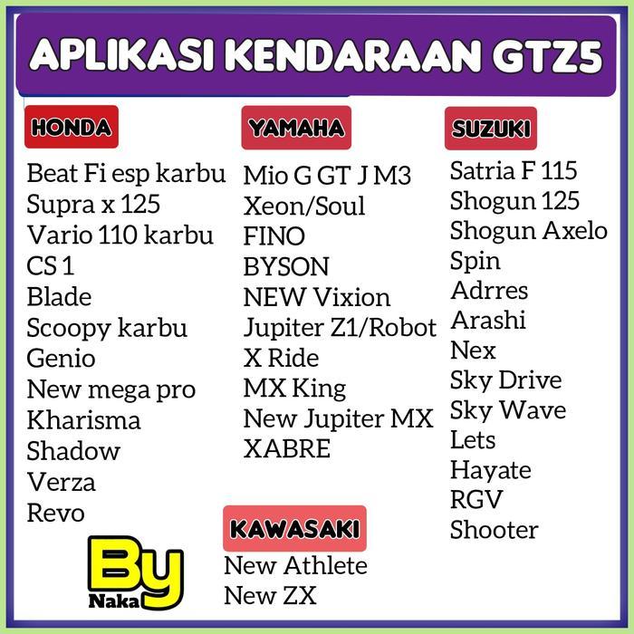 Sedia Aki motor Honda Beat Fi esp karbu Supra x 125 Yamaha mio M3 GT J Soul Xeon Fino X ride Byson