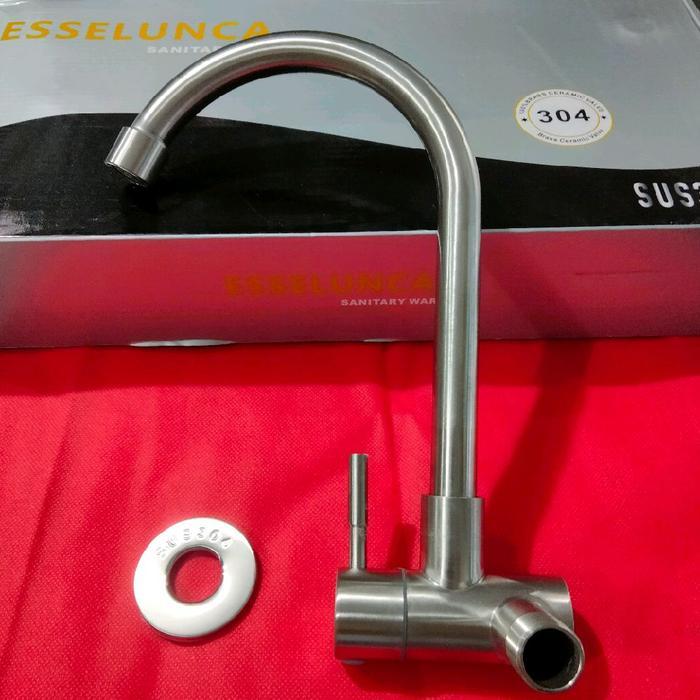 Kran Bak Cuci Piring Stainless Sus 304 Asli/ Keran Bak Cuci Piring