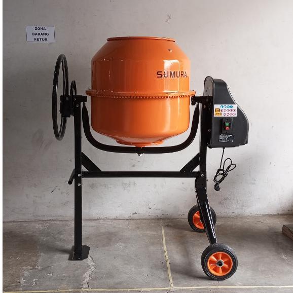 SUMURA Molen Beton Listrik Molen Cor Beton Listrik Concrete Mixer 180 Liter CM-180L SUMURA Termasuk 