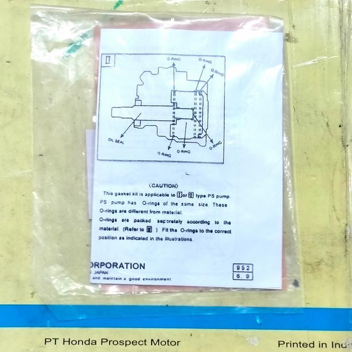 SEAL POMPA POWER STEERING FERIO CITY Z