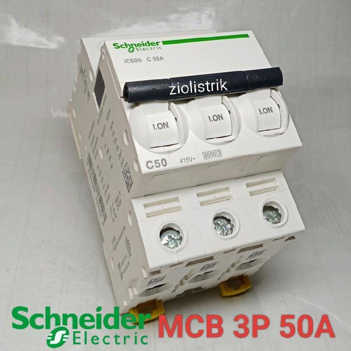 Mcb Schneider Ic60N 50A 3P