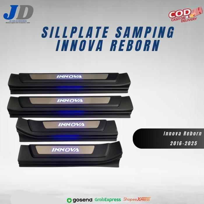 Sill Plate Samping Innova Reborn Led / Injakan Pintu Samping Innova Reborn / Sill Plate Samping