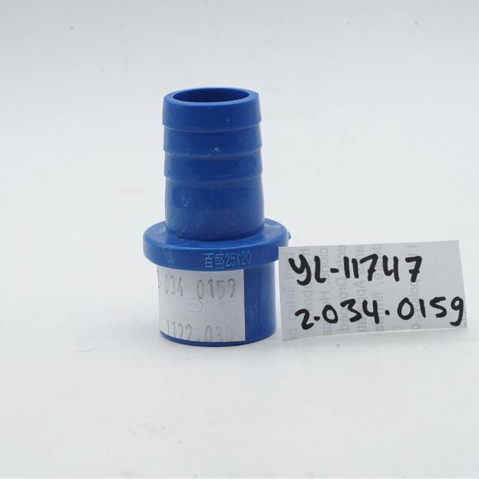 Blue 25mm to 20mm Konektor Adaptor Selang ke Pipa PVC Garden Irrigation PVC Straight Pipe Joint