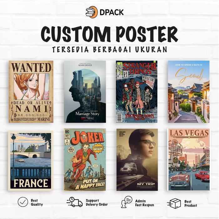 PRINT / CETAK POSTER A0, A1, A2