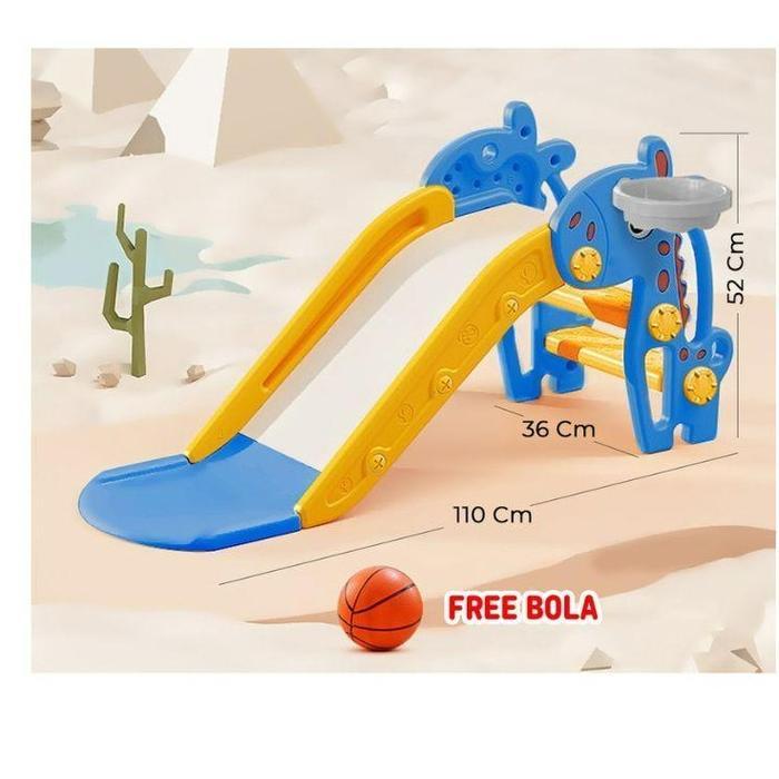 Molion Mainan Perosotan Anak Prosotan Seluncuran Anak M1108 Plastik HDPE Aman Tahan Lama Dilengkapi