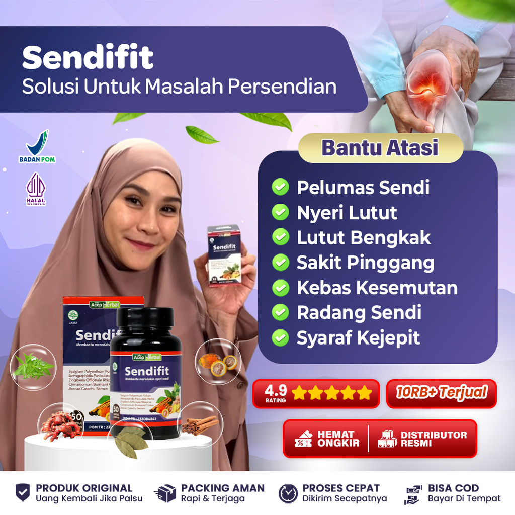 Sendifit Asli 100% Herbal Original Obat Nyeri Sendi