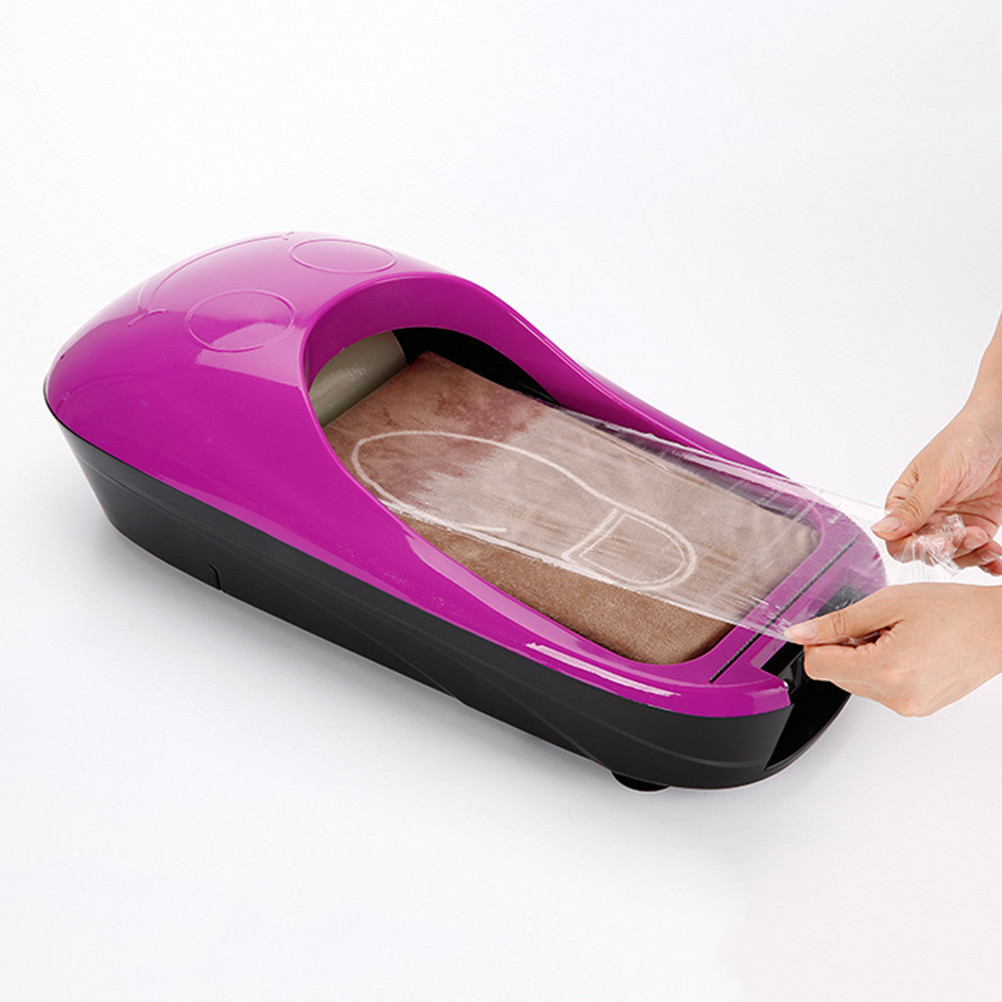 Disposable Film Transparent Pe Plastic For Automatic Shoe Cover Dispenser Floor Protection Shoe