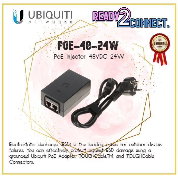 Ubiquiti Poe-48-24W Poe Adaptor 48V 0.5A