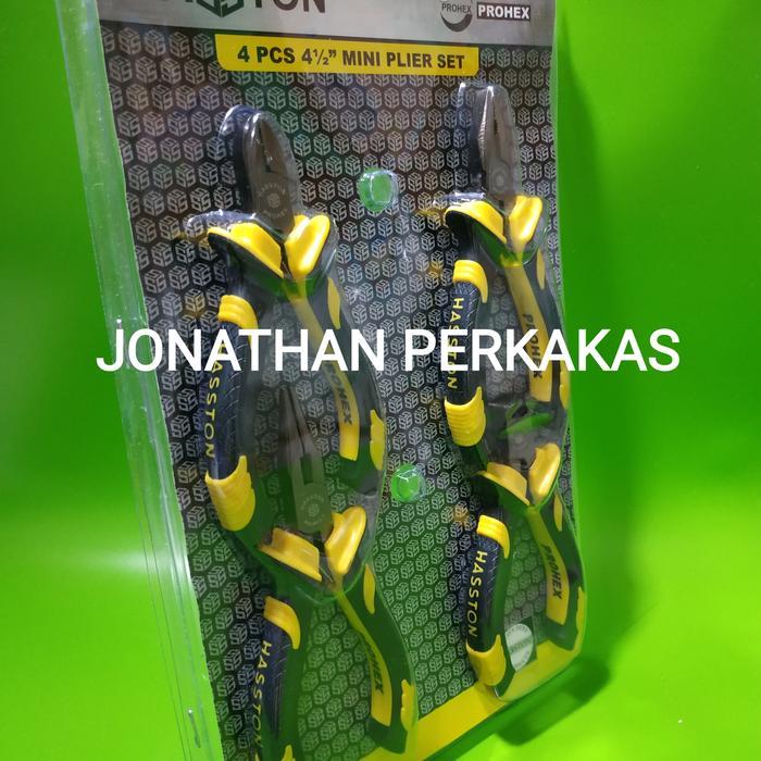 Tang Mini Haston Prohex/Tang Set Kecil Haston/Tang Isi 4Pcs Haston