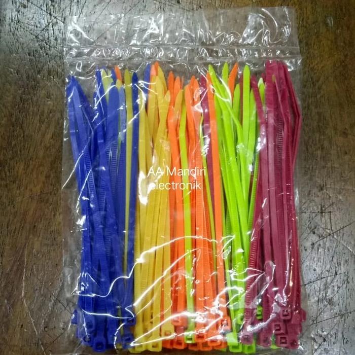 Kabel Ties Kabel Ikat 10Cm Warna Warni