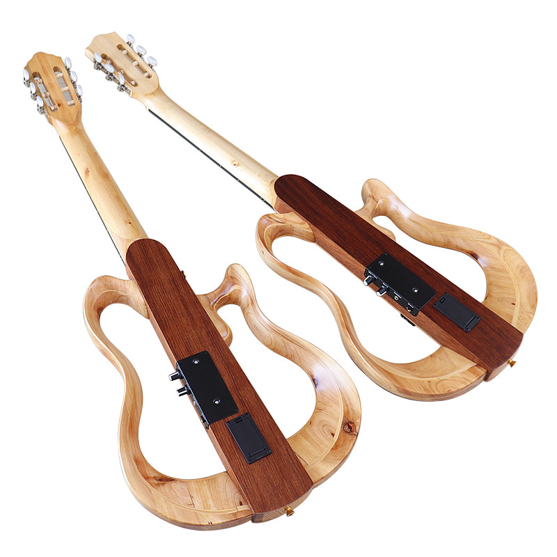 Left-Handed 40inch Silence-Foldable Classical Guitar 6-String