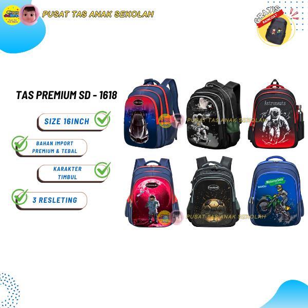 Tas Sekolah Anak SD Laki Laki SD Karakter Bola Timbul Tebal dan Bagus