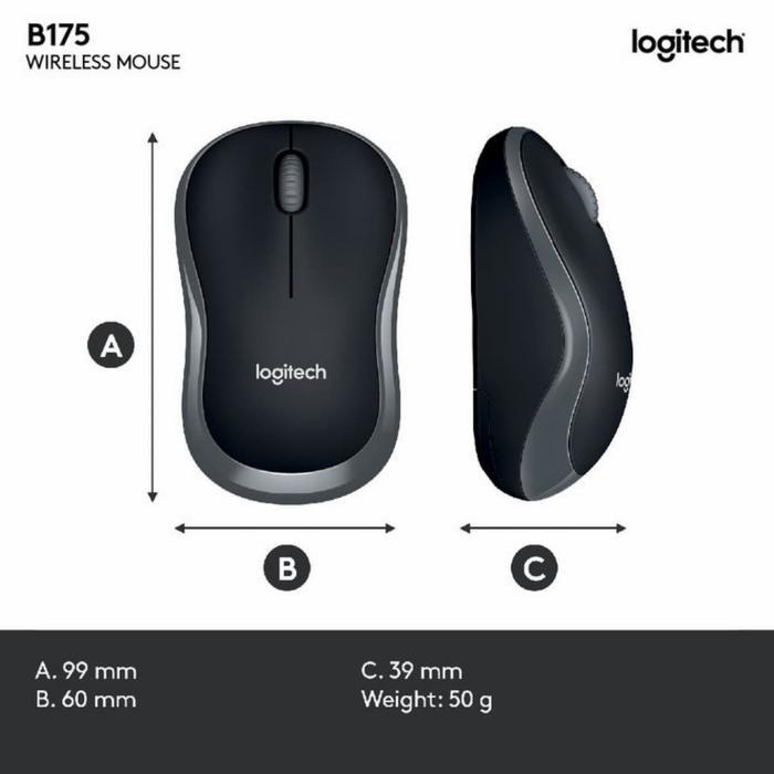 Logitech B175 Wireless Mouse Mouse Logitech B 175 Wireless Mouse