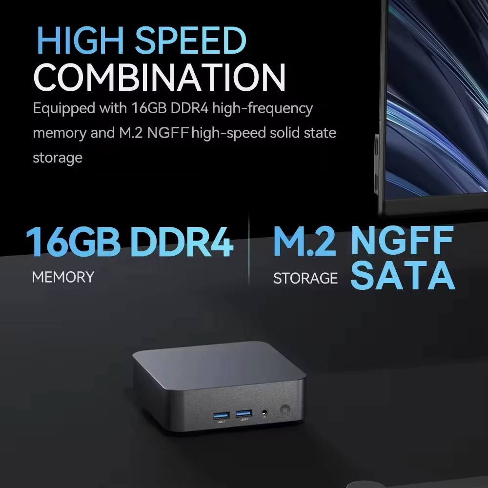 2026 Mini PC Windows 11 Core i9 8950HK Core i3 6100U Portable Desktop PC 16GB DDR4 1TB 2TB SSD WiFi