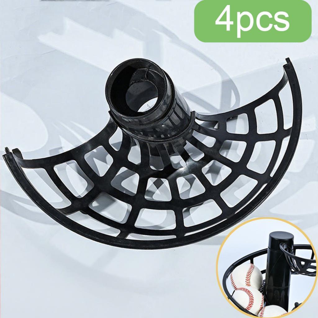 4x Portable Tennis Machine Ball Tracks Accessories lanes Lightweight Practical Robot Pitching