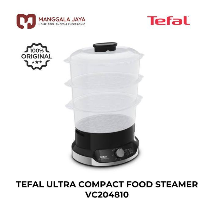 Tefal Ultra Compact Food Steamer Kukusan Listrik Vc204810