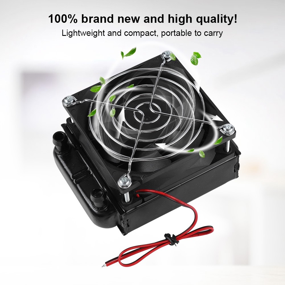 CPU Cooler CPU Heat Row Radiator 80MM CPU LED Water Cooling Cooler Heat Row Radiator with Fan For