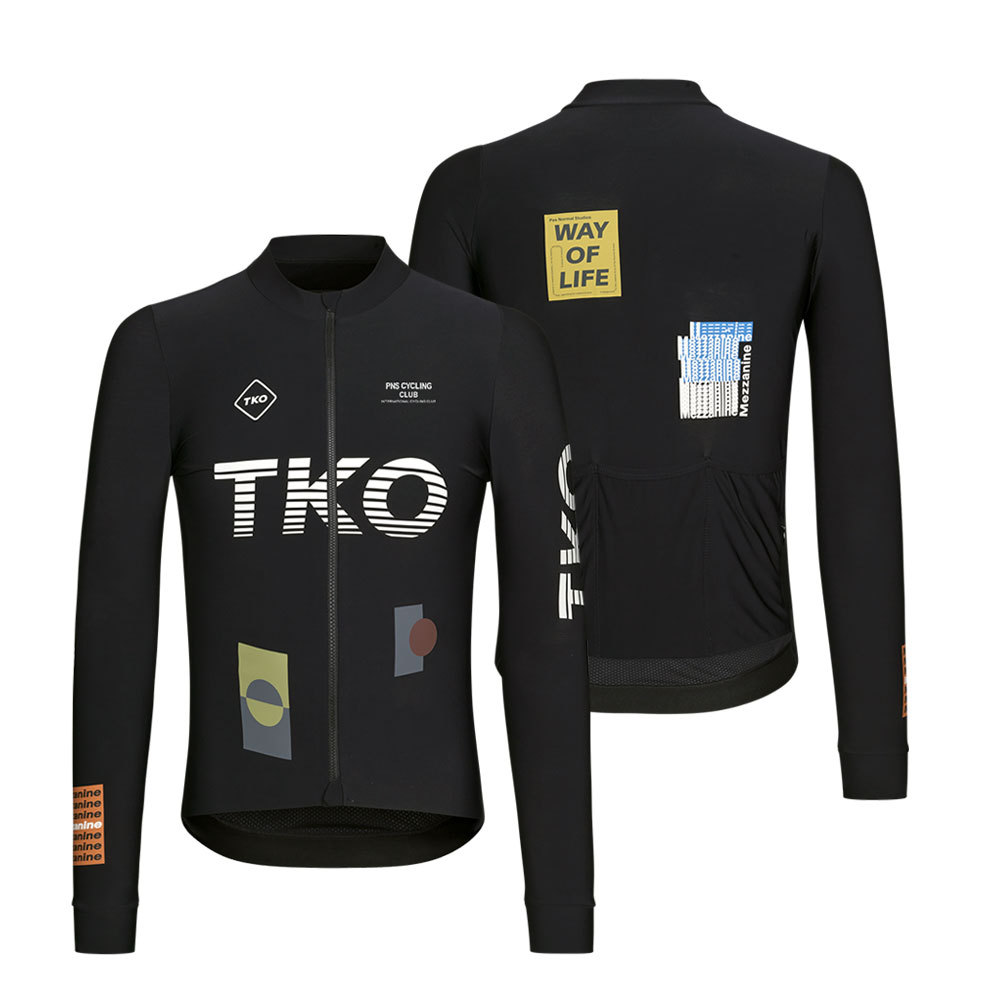 Maillot Ciclismo Hombre Men PNS Cycling Jersey High Quality TKO Pro Team Long Sleeve Bike Cycling