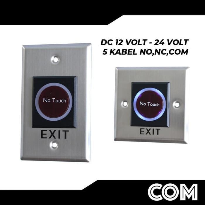 Push Button / Exit Button No Touch Screen