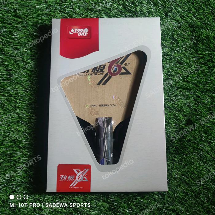 DHS PG 6X ALC kayu bet pingpong tenis meja ofensive off++ kencang
