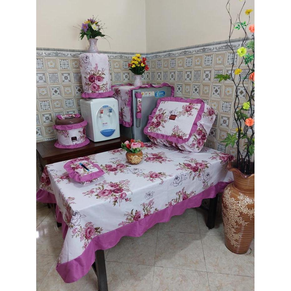 Taplak Meja Set Cover Kitchen Set