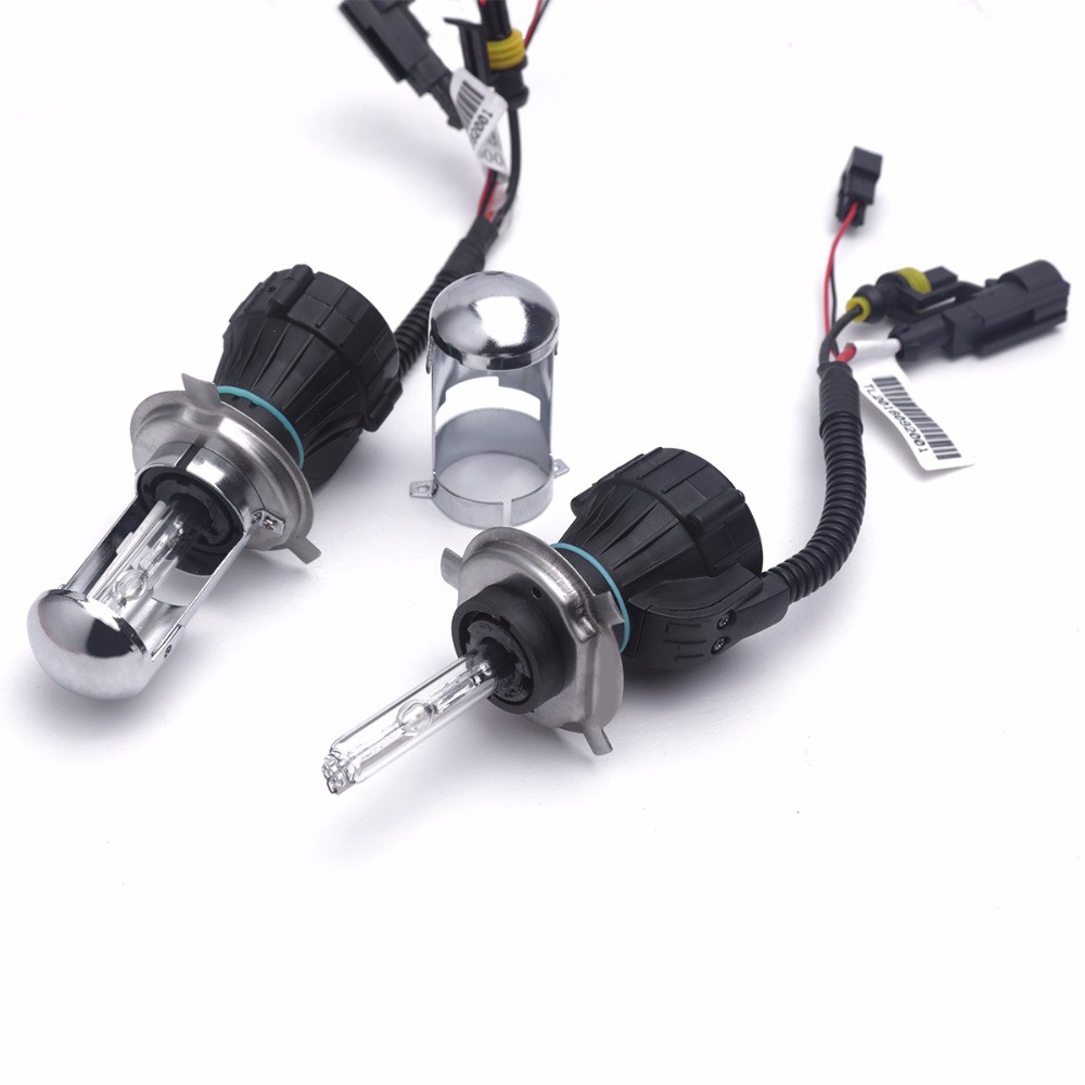 AC 55w bi xenon H4 Bi-xenon Hi/Lo HID BIXENON REPLACEMENT Bulbs Headlight 4300K 5000K 6000K 8000K