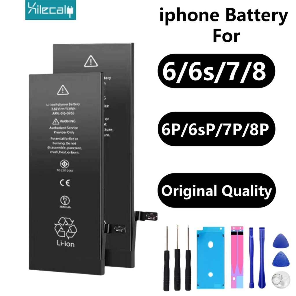 Xilecaly Zero-cycle Battery For iPhone 8 7 6 6s 8 Plus 7 Plus 6s Plus Original Quality For iPhone