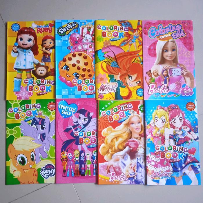 (GROSIR 50 PCS) BUKU MEWARNAI ANAK MURAH Books