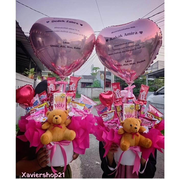 Snack Balon / Buket Balon / Snack Balon Pot Ukuran Jumbo