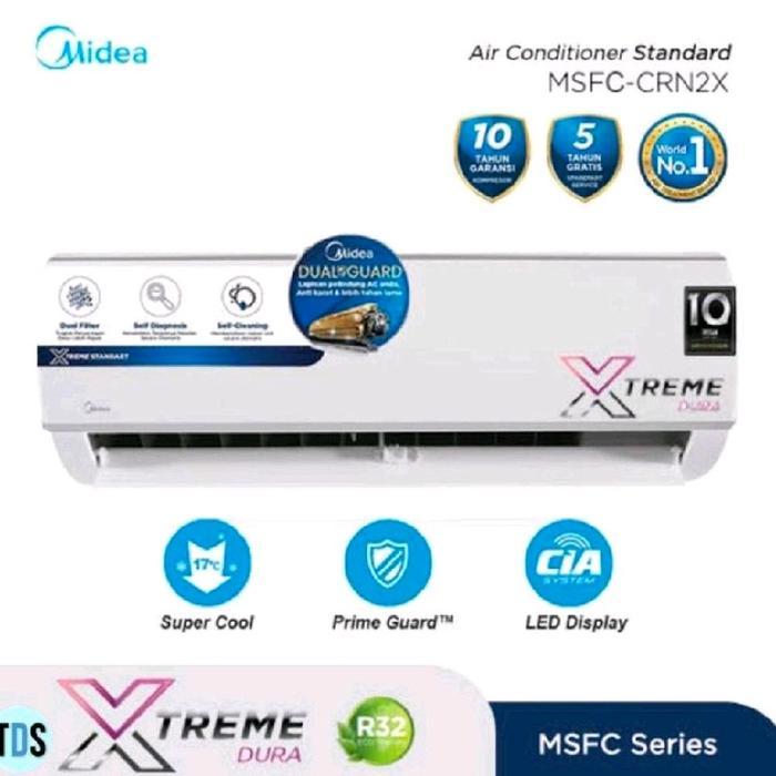 INDOOR AC MIDEA 1PK R32 ORIGINAL PENGGGANTI INDOOR YANG RUSAK