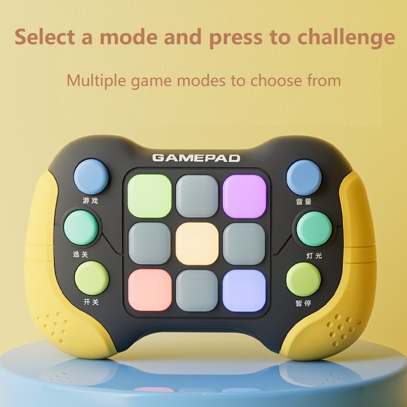 Funny Light Up Electronic Pop Push Quick Push Game Puzzle Machine Quick Push Decompress Electronic